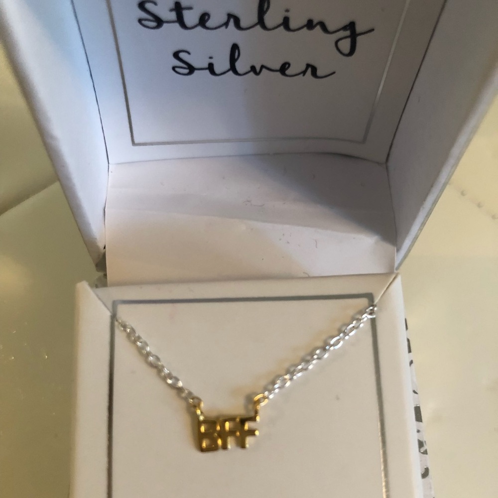 NEW Nordstrom BFF Silver and Gold Necklace